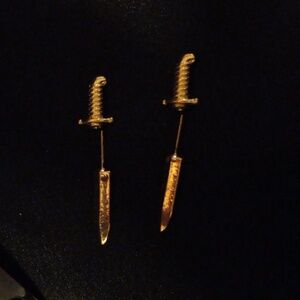 Dagger earrings